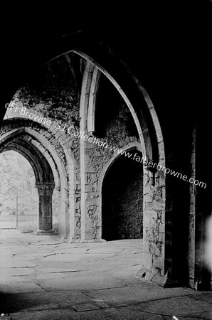 N.TRANSEPT FROM S.W. CORNER OF  S.TRANSEPT